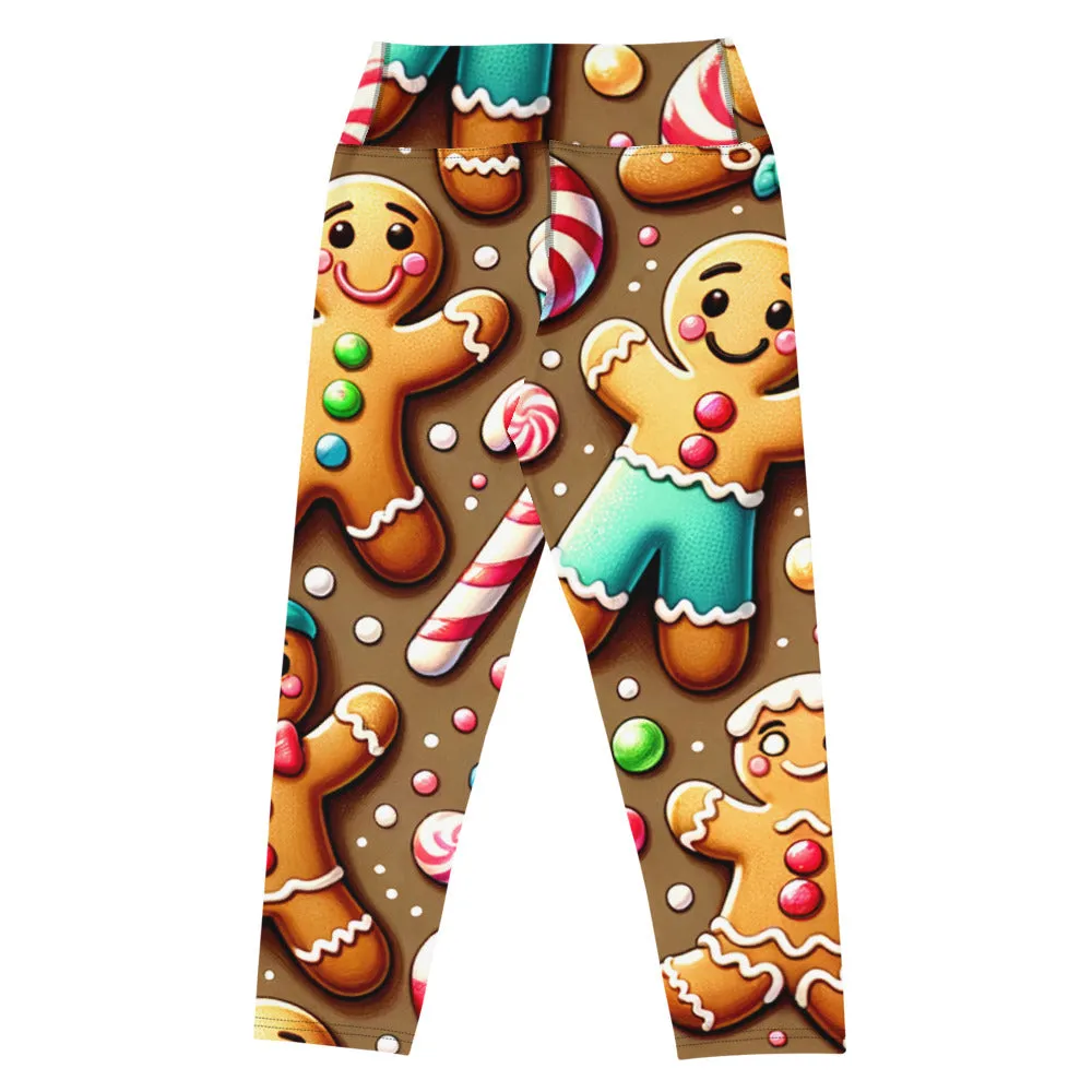 Whimsical Winter Wear Yoga Capri Leggings