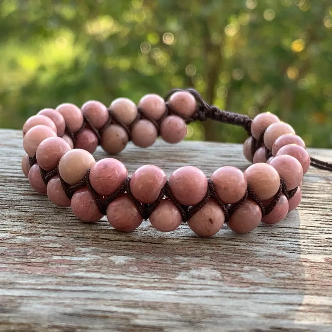 YGLINE Beads Bracelet Healing Crystal Bracelet Meditation Relax Anxiety Bangle for Womens Mens